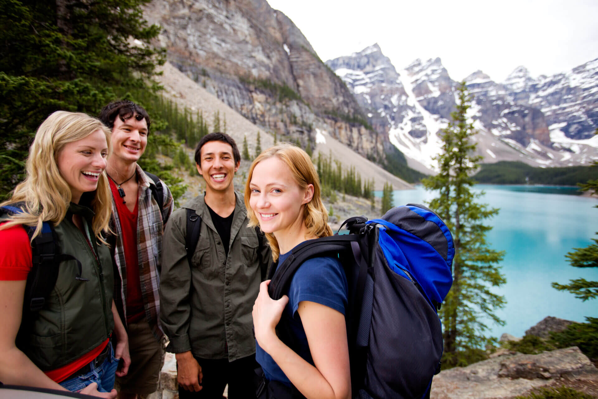 A,Group,Of,Friends,On,A,Hiking,/,Camping,Trip