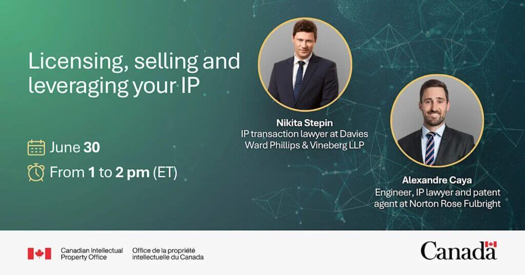Licensing, selling & leveraging your IP Licensing, selling & leveraging your IP