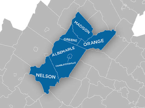 charlottesville chapter map