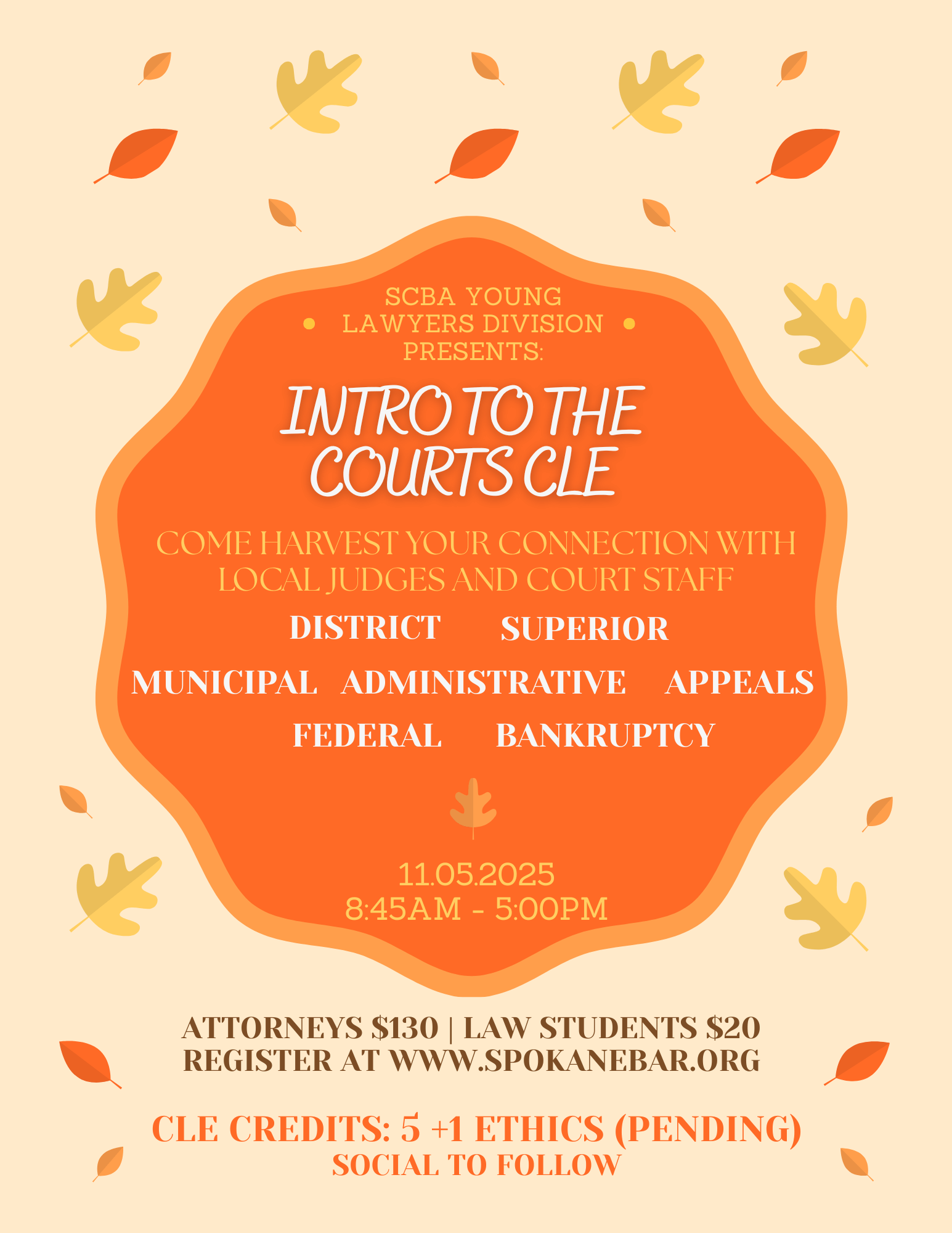 SYLD Intro to the Courts CLE Flyer SYLD Intro to the Courts CLE Flyer