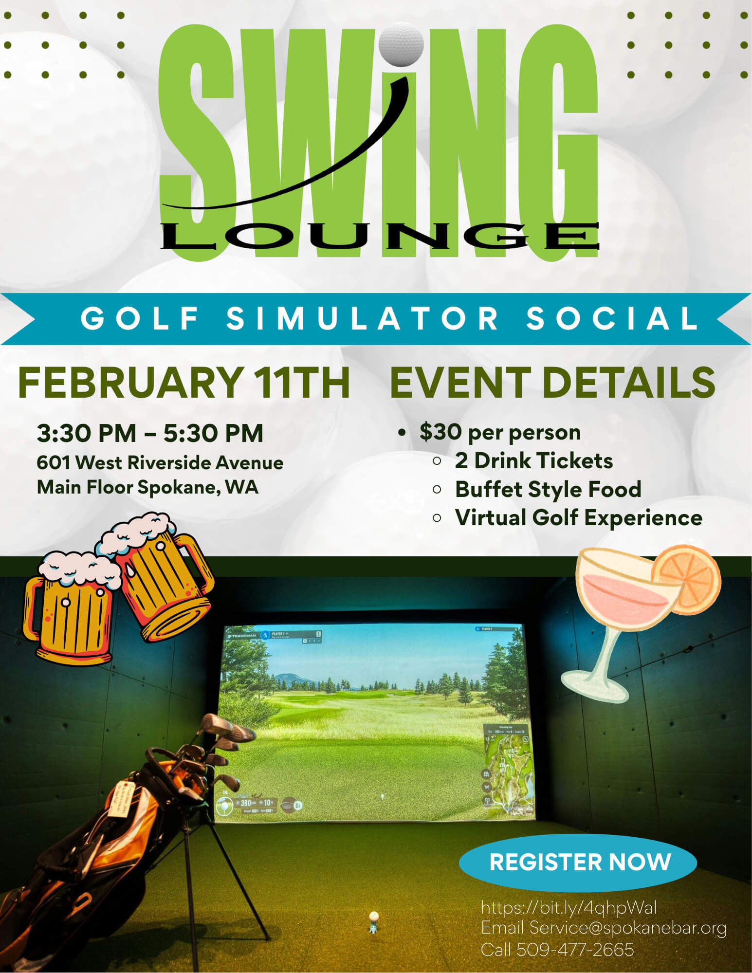 Swing Lounge Event Flyer