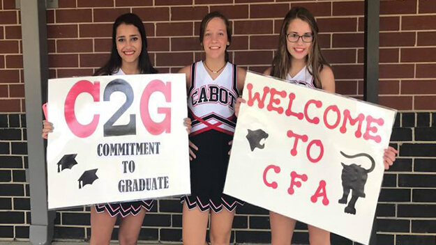 cabot freshman academy students