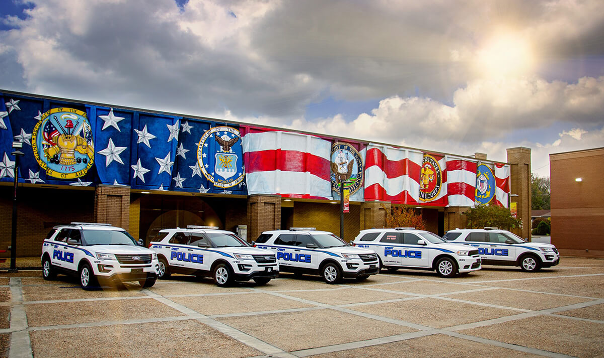 police cars