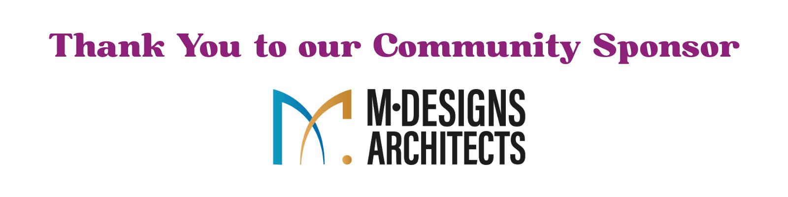 Community Sponsor - M. Designs