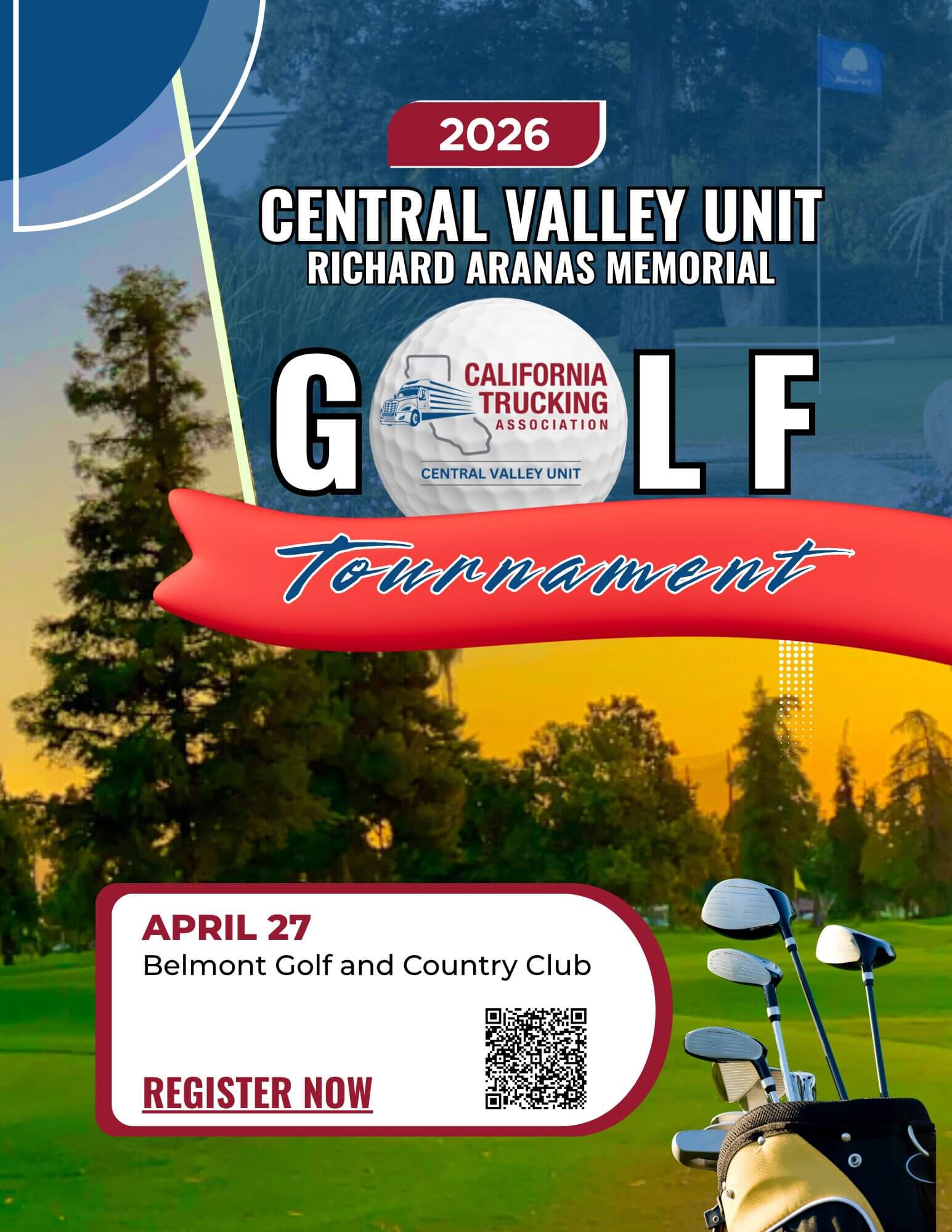 Central Valley Golf Tournament Flyer