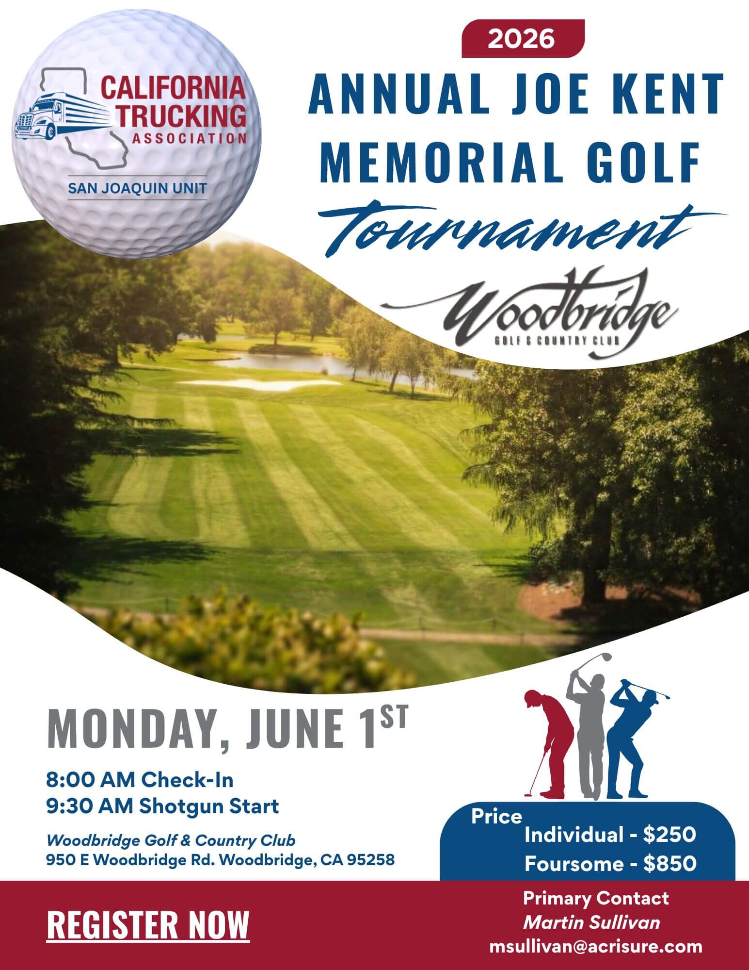San Joaquin Unit Golf Tournament Flyer