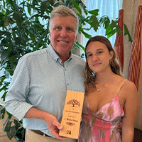 Jeremy Chancey with daughter