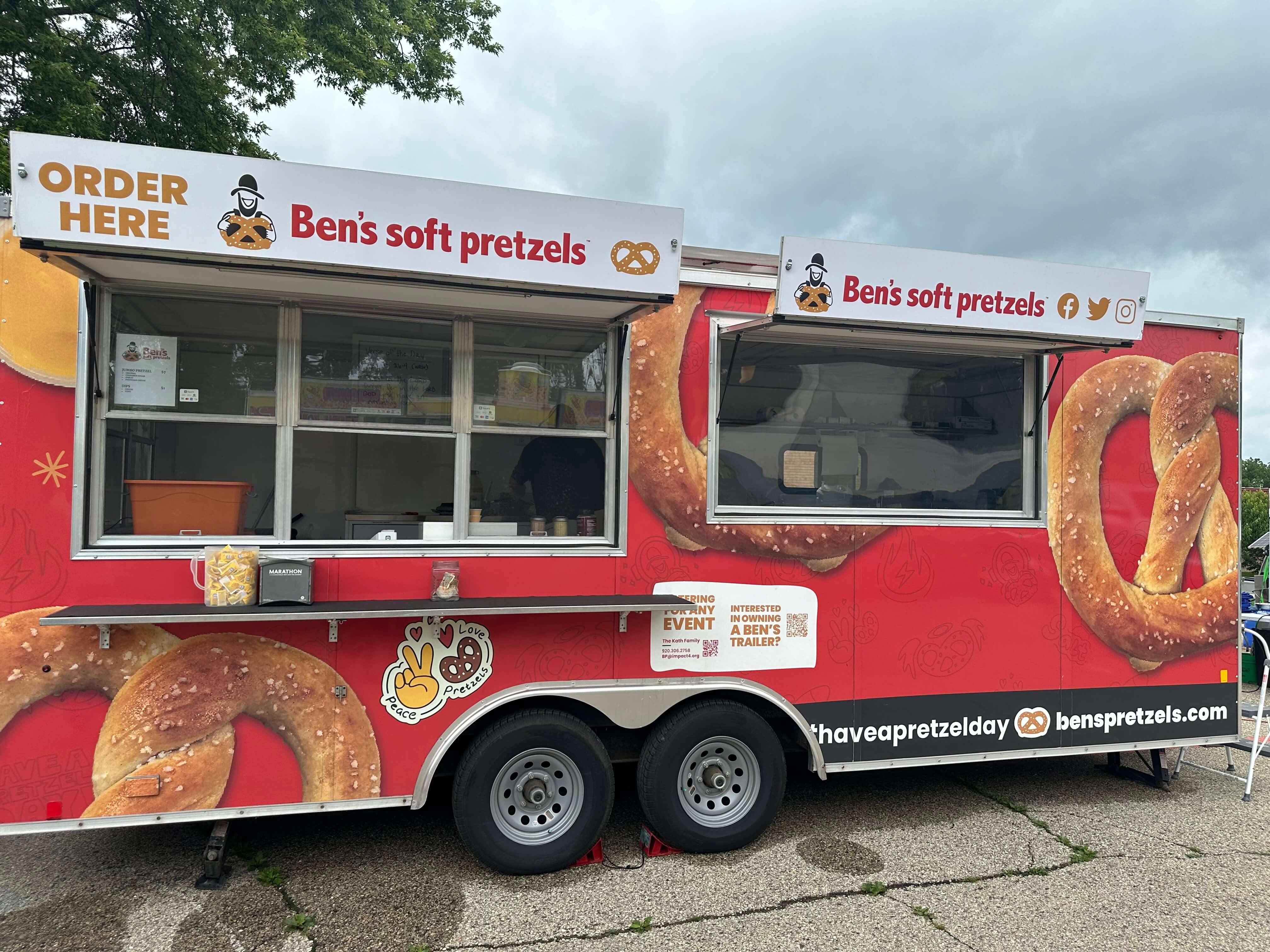 Oregon Summer Fest Vendor Row - Ben's Pretzels