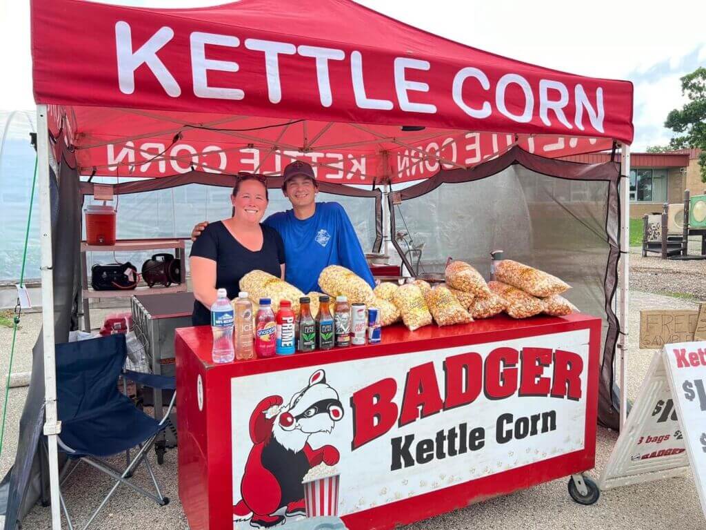 Oregon Summer Fest Vendor Row - Badger Kettle Corn