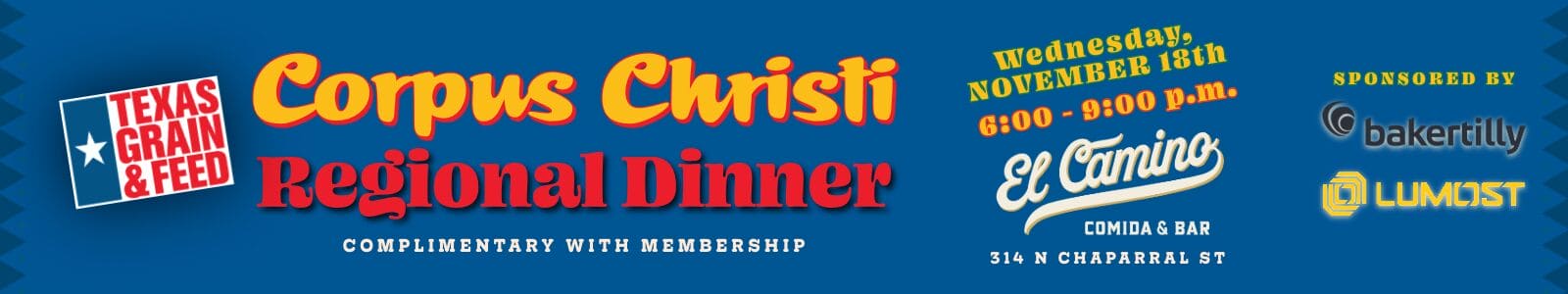Corpus Christi Regional Dinner banner 2026