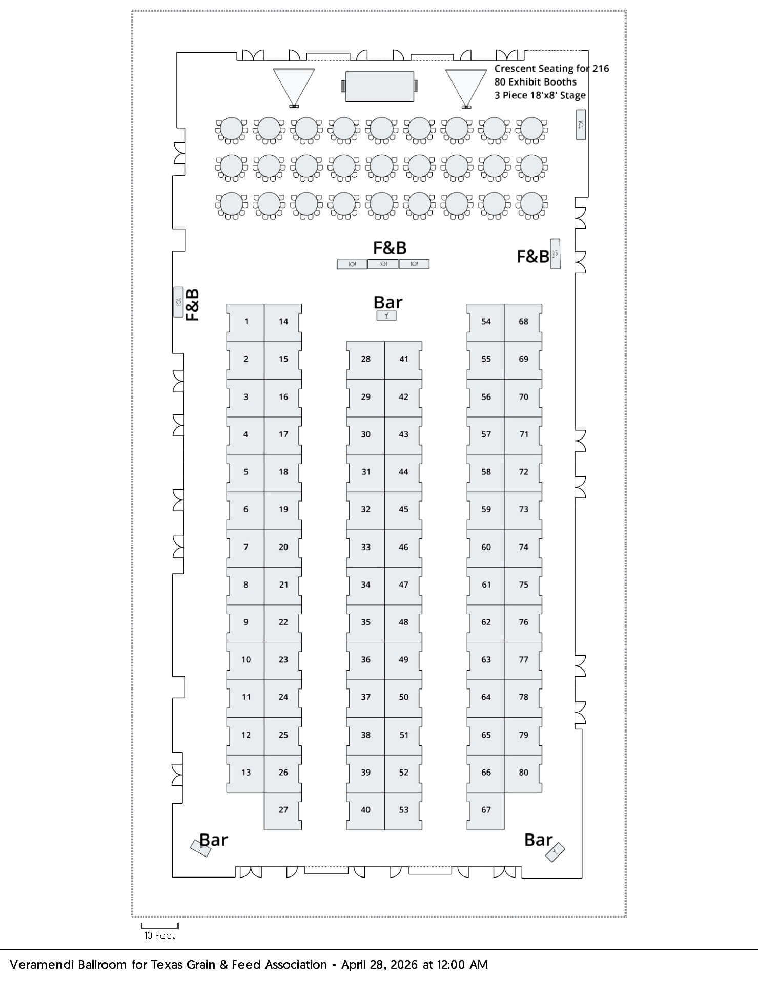 128th TGFA Expo Diagram