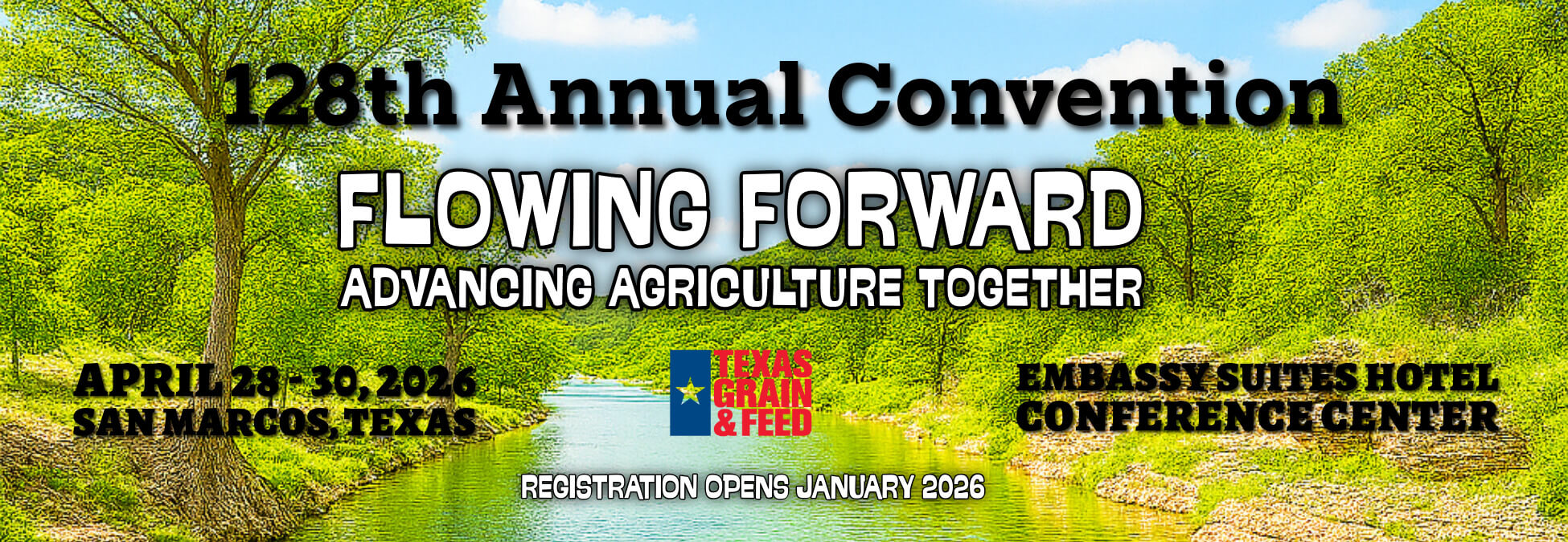 128th annual convention banner