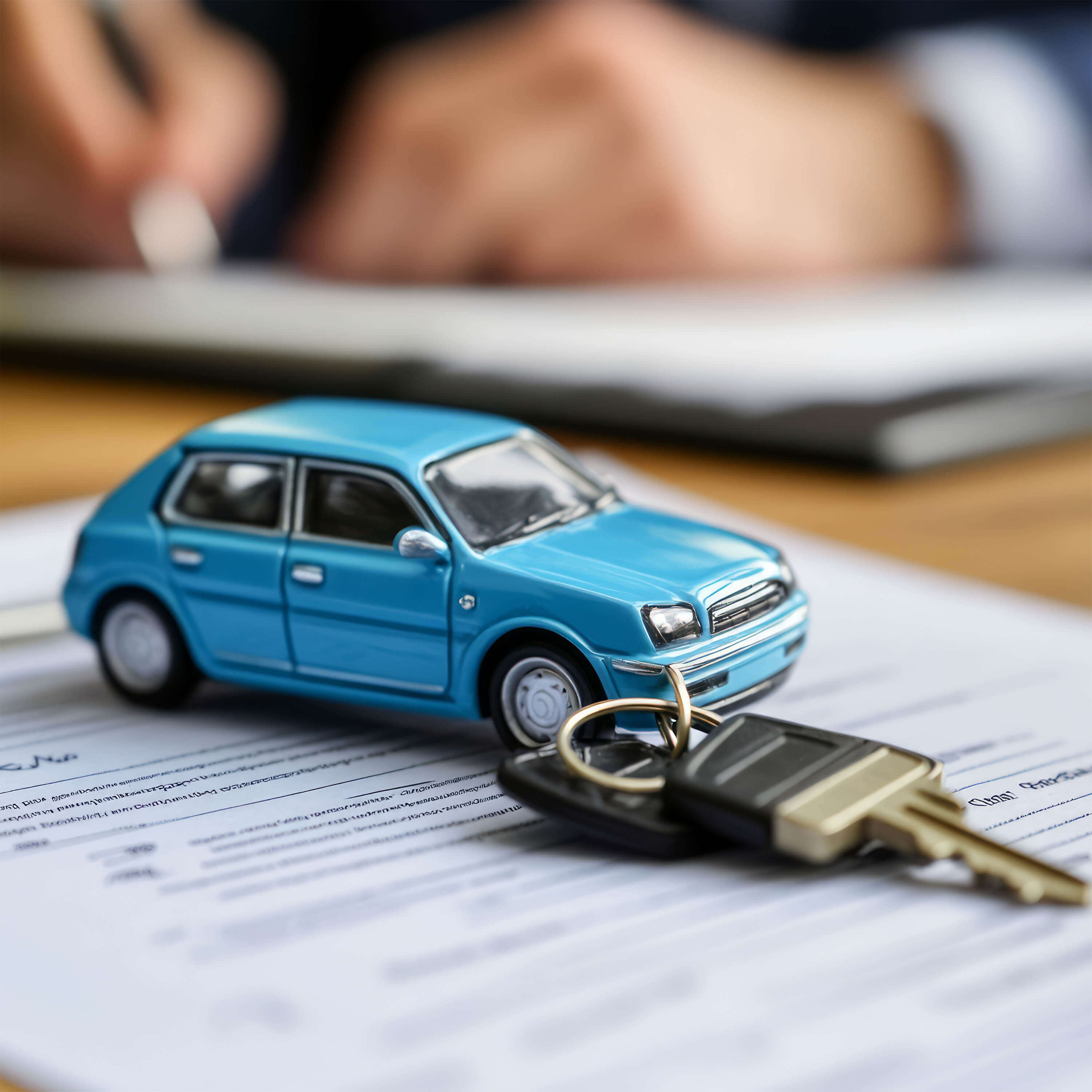finance smaill car keychain