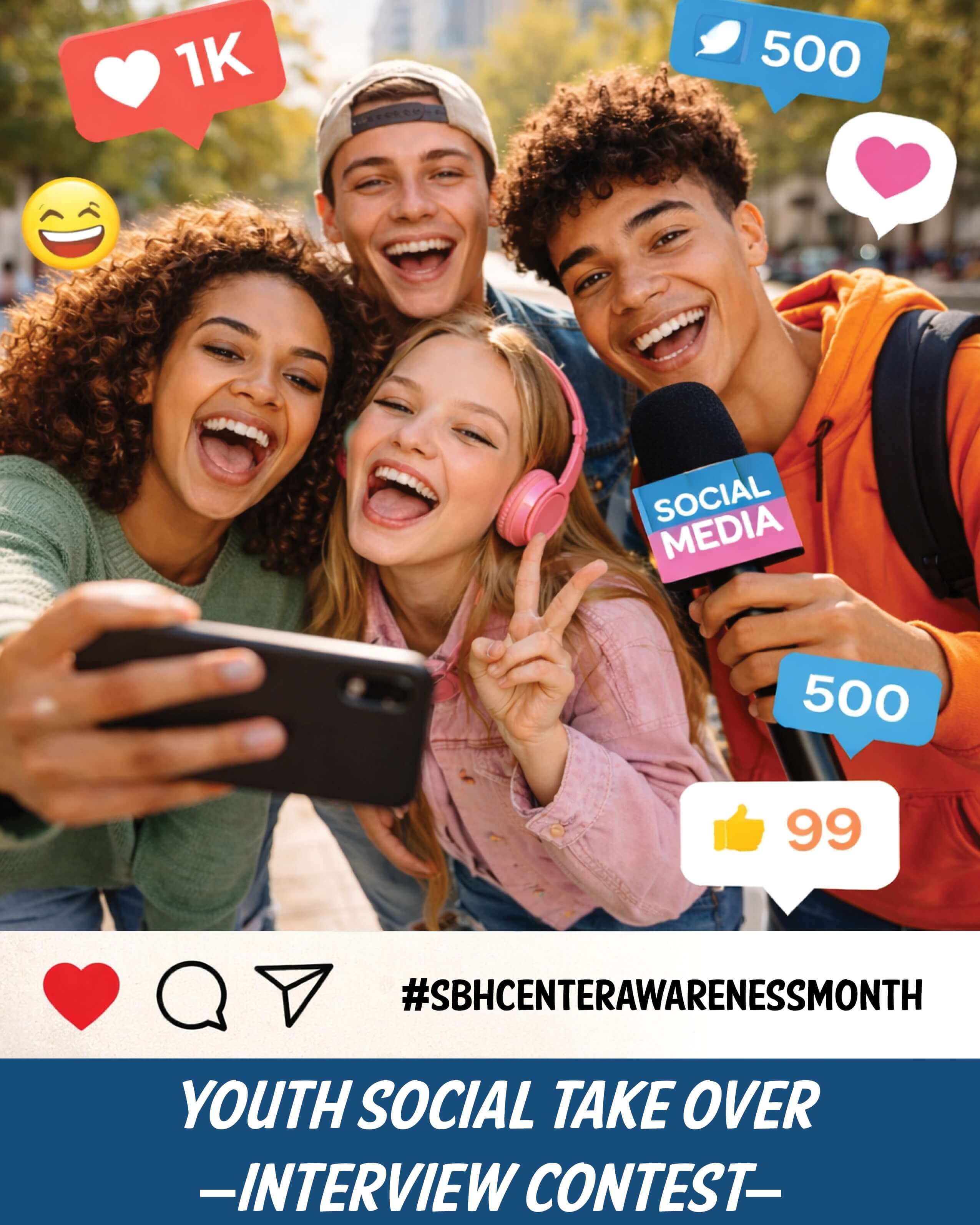 Youth Social Take Over! Have a youth from your health Center interview a staff member.