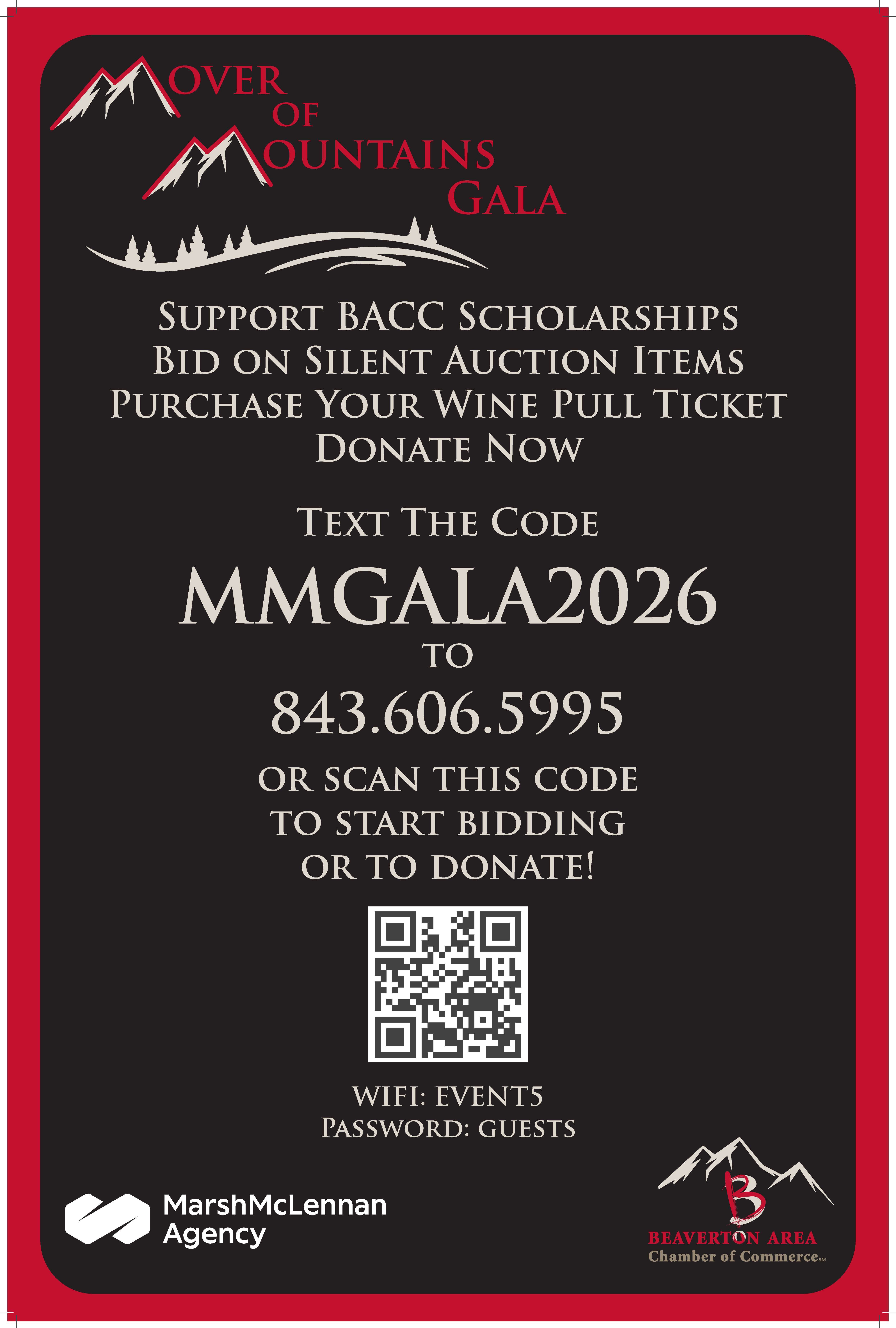 Silent Auction Sign