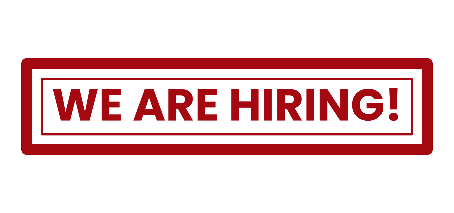 we are hiring