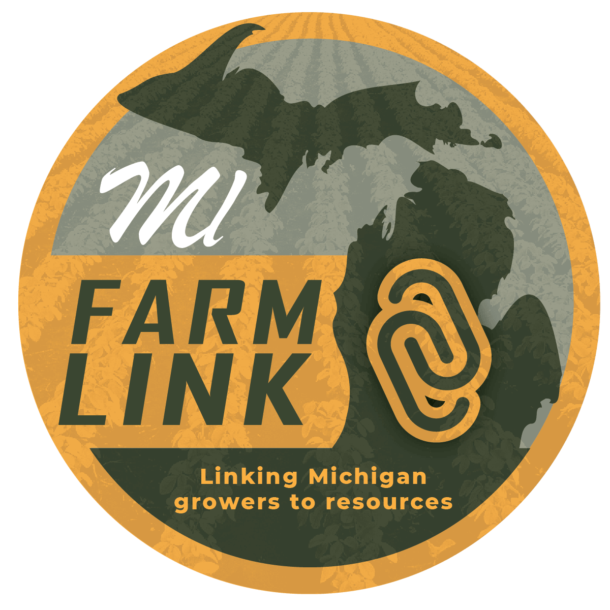 MiFarmLink logo that is also round