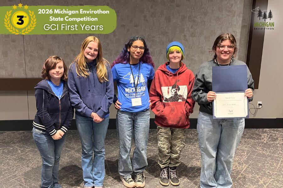 GCI first years, third place envirothon winners 2026