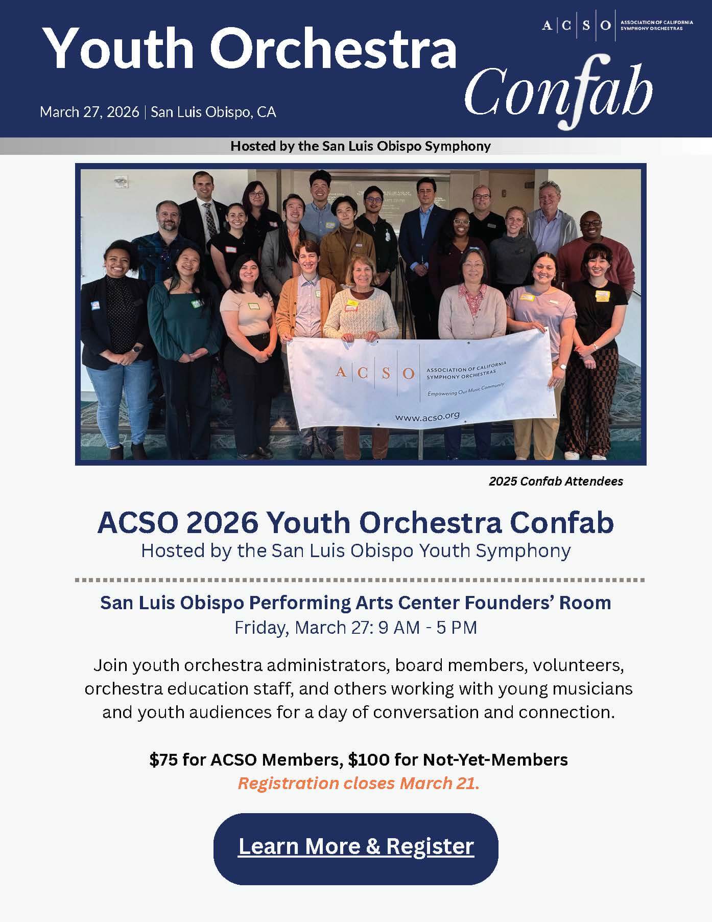 2026 Youth Orcherstra Confab
