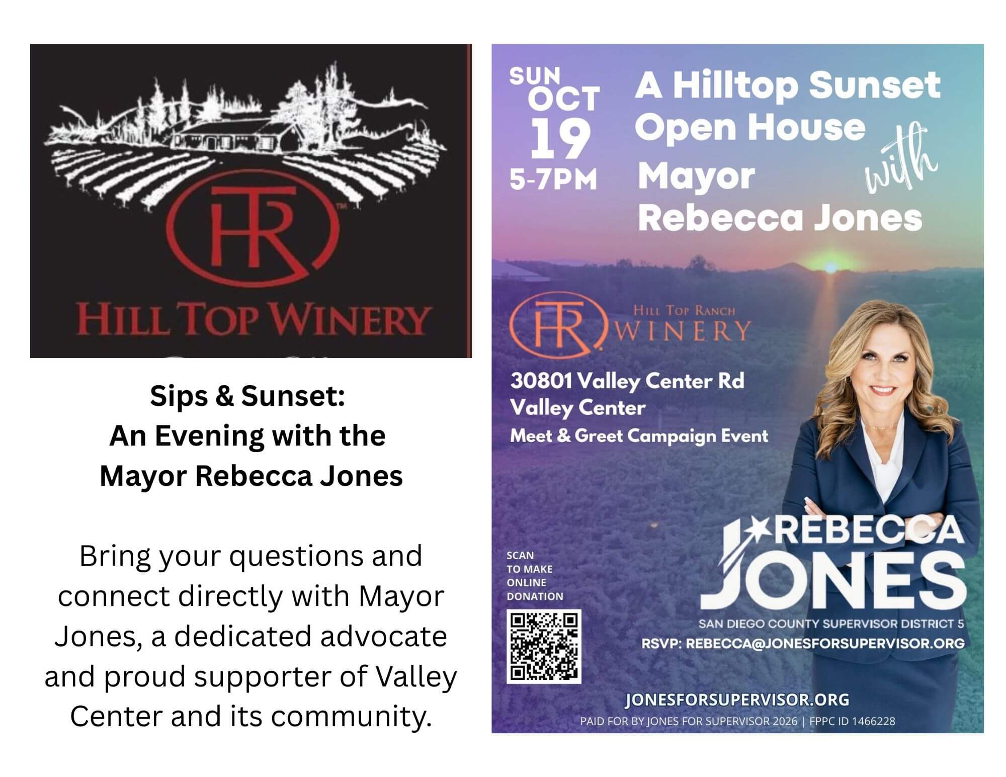 Hilltop Winery Mayor Event