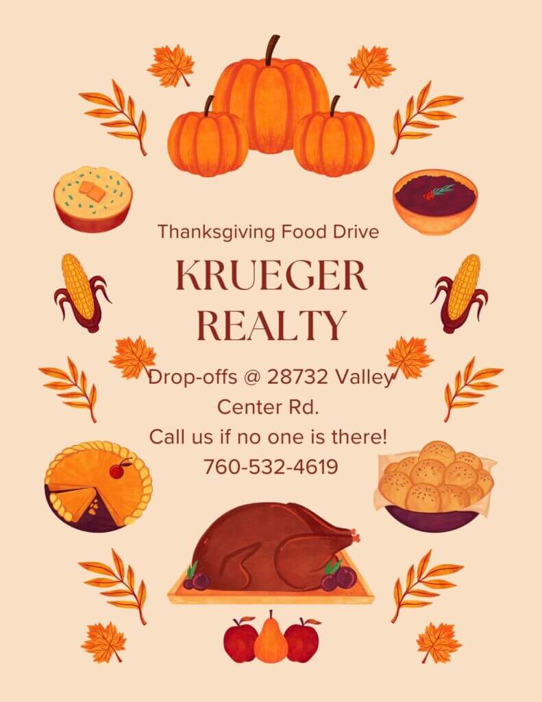 Krueger Food Drive