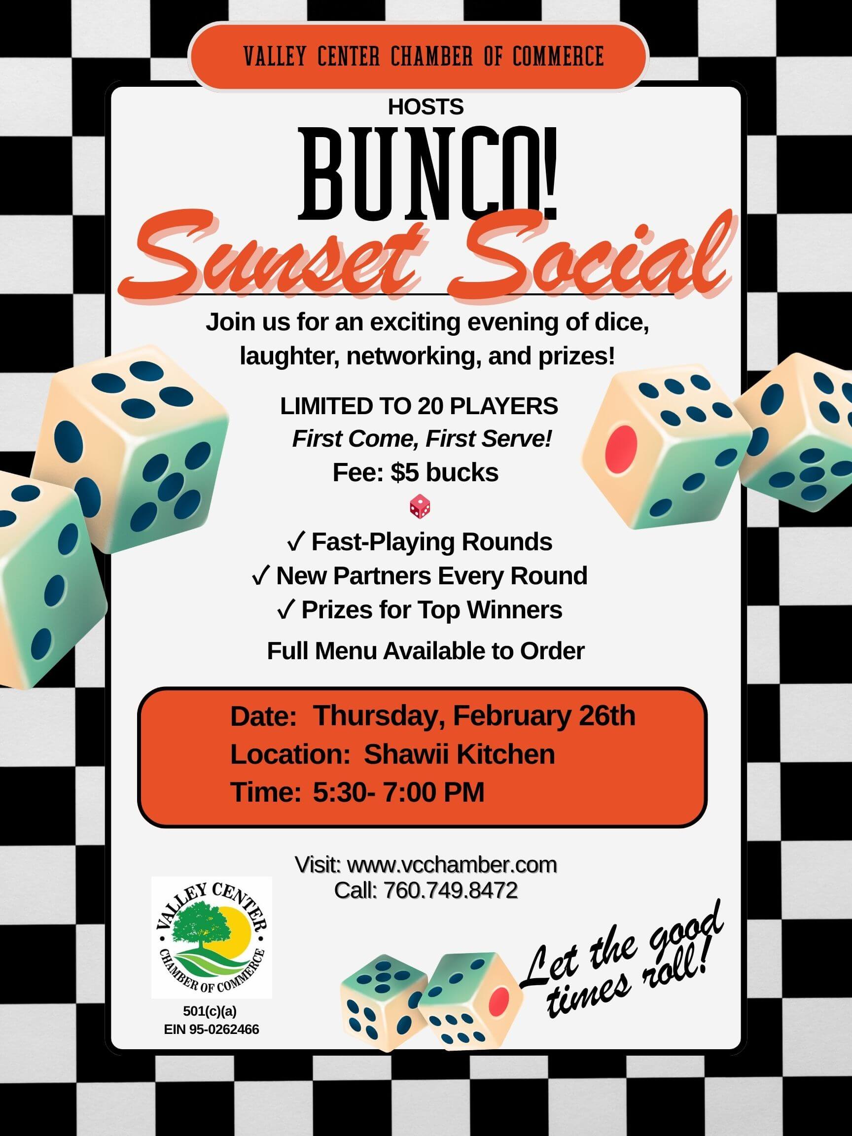 BUNCO Suset Social