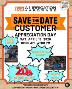 A-1 Cusotmer Appreciation Day