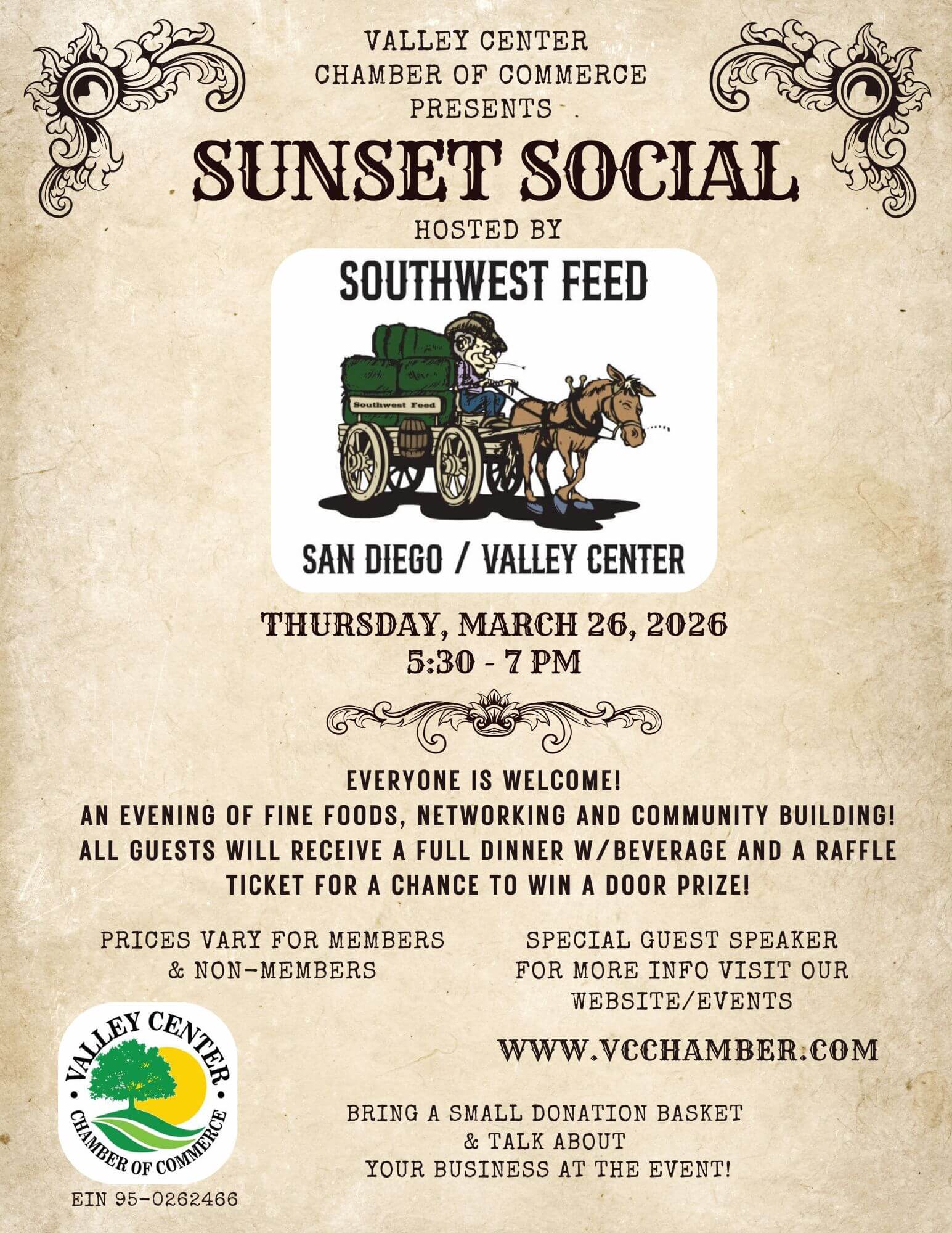 Sunset Social March 26