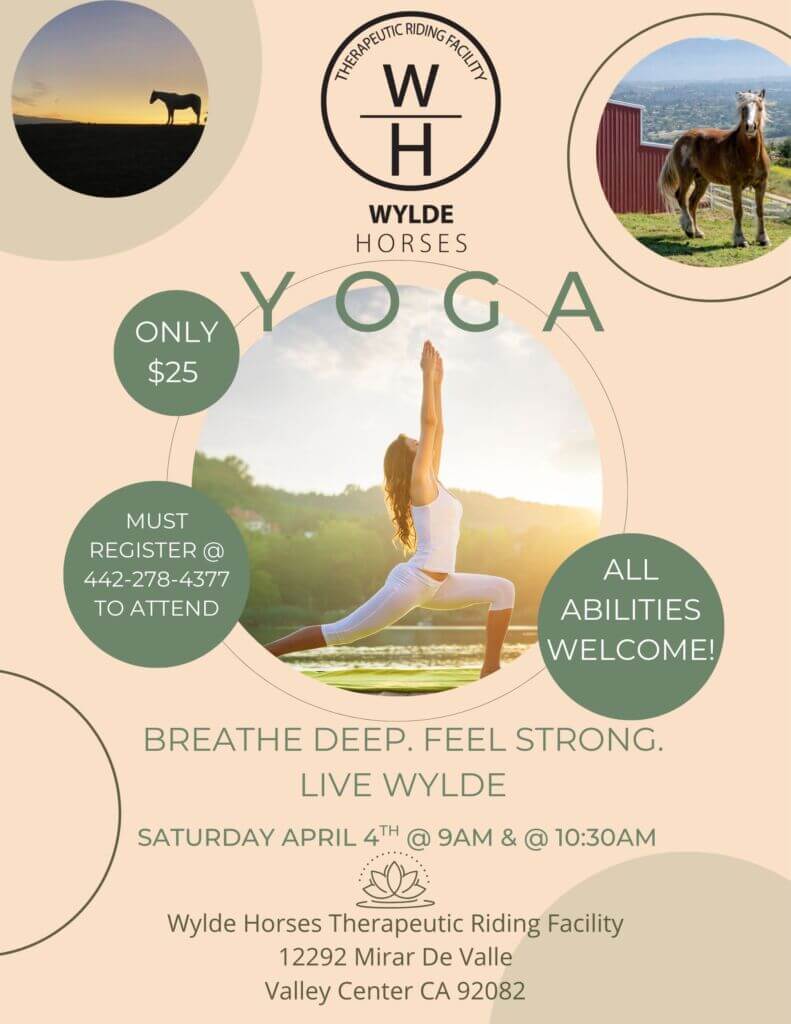 Yoga Class Flyer April