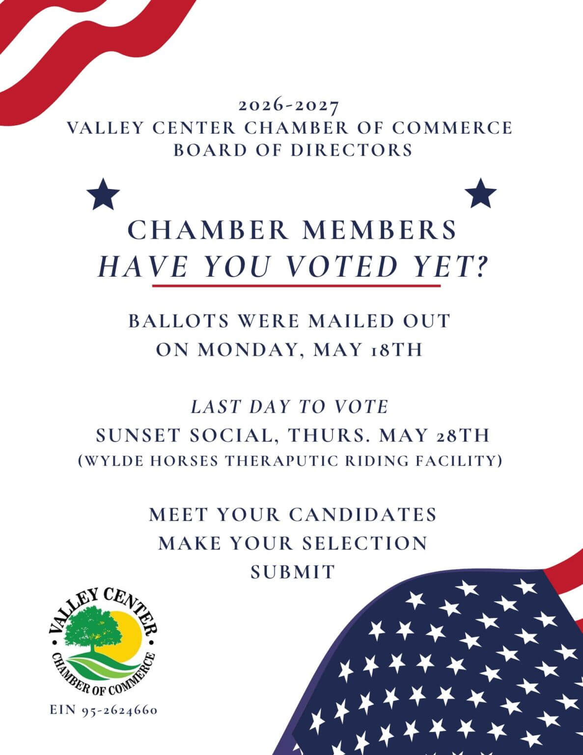 Chamber Members Have you Voted Yet.