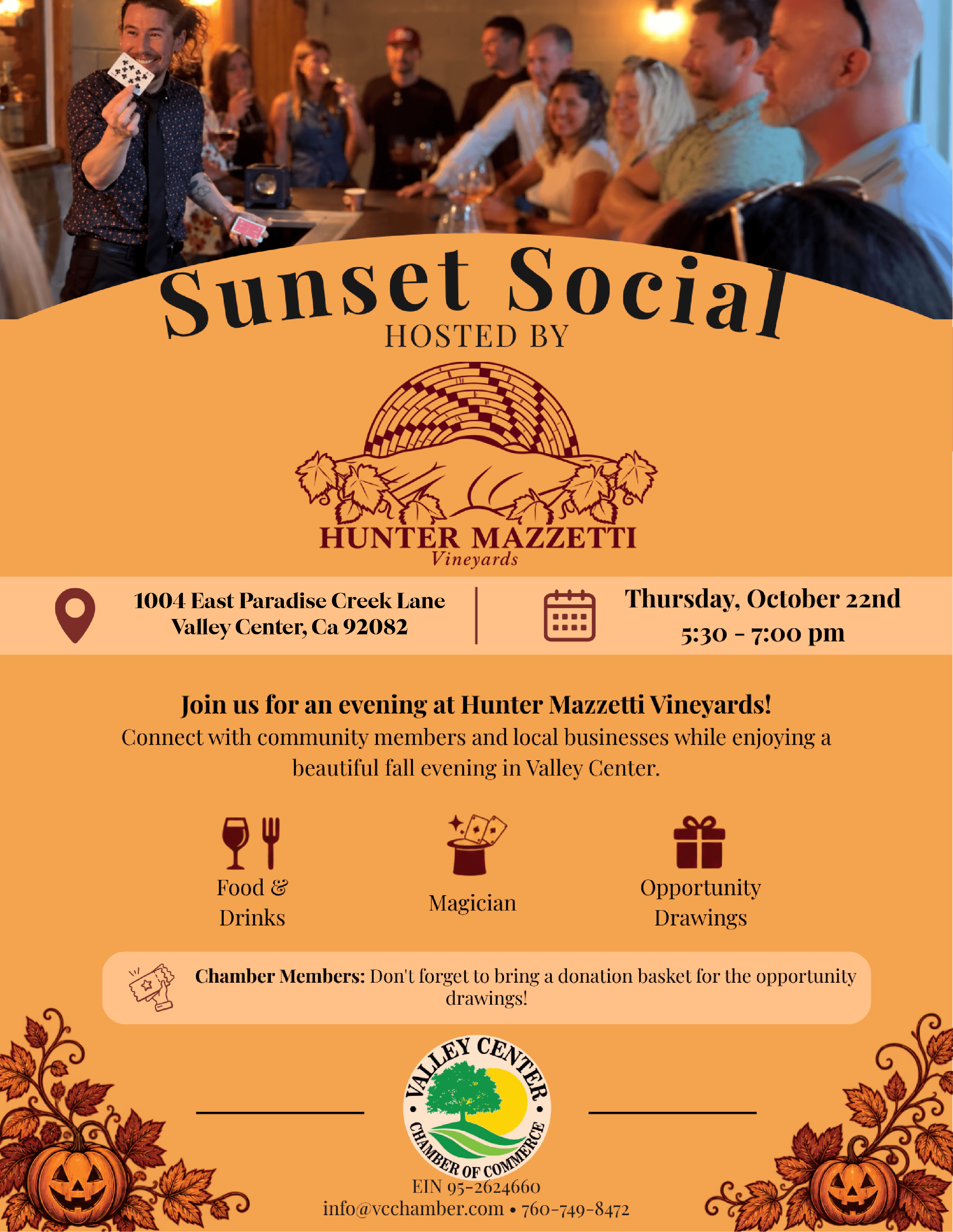 Sunset Social October 2026 Sunset Social October 2026