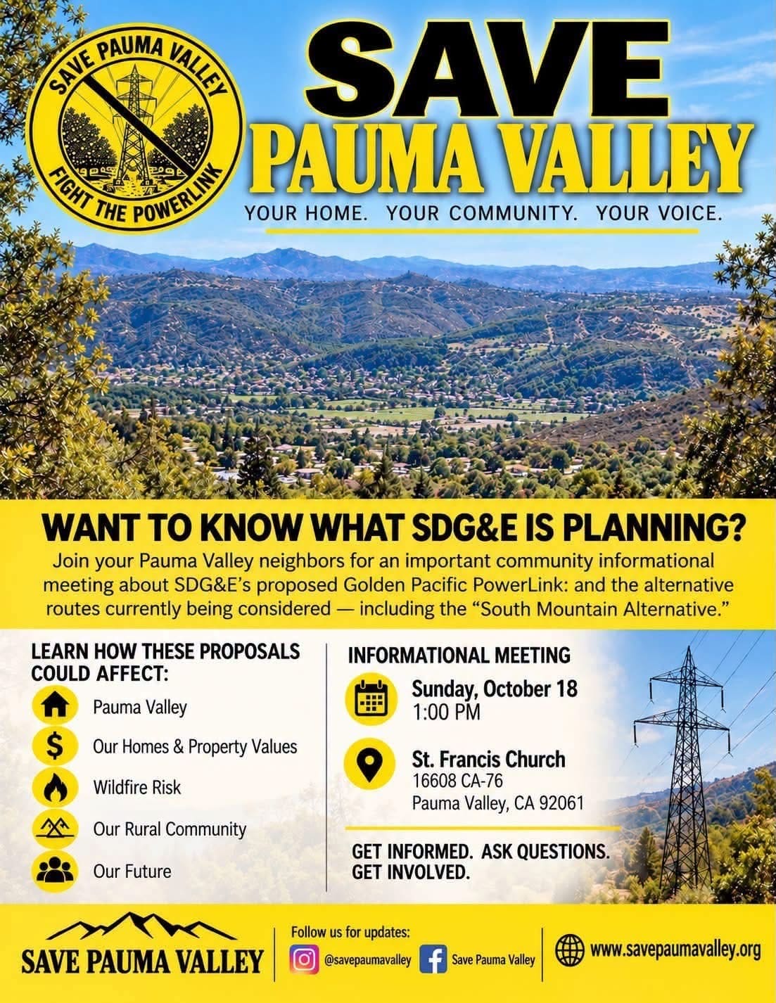 Save Pauma SDGE Save Pauma SDGE