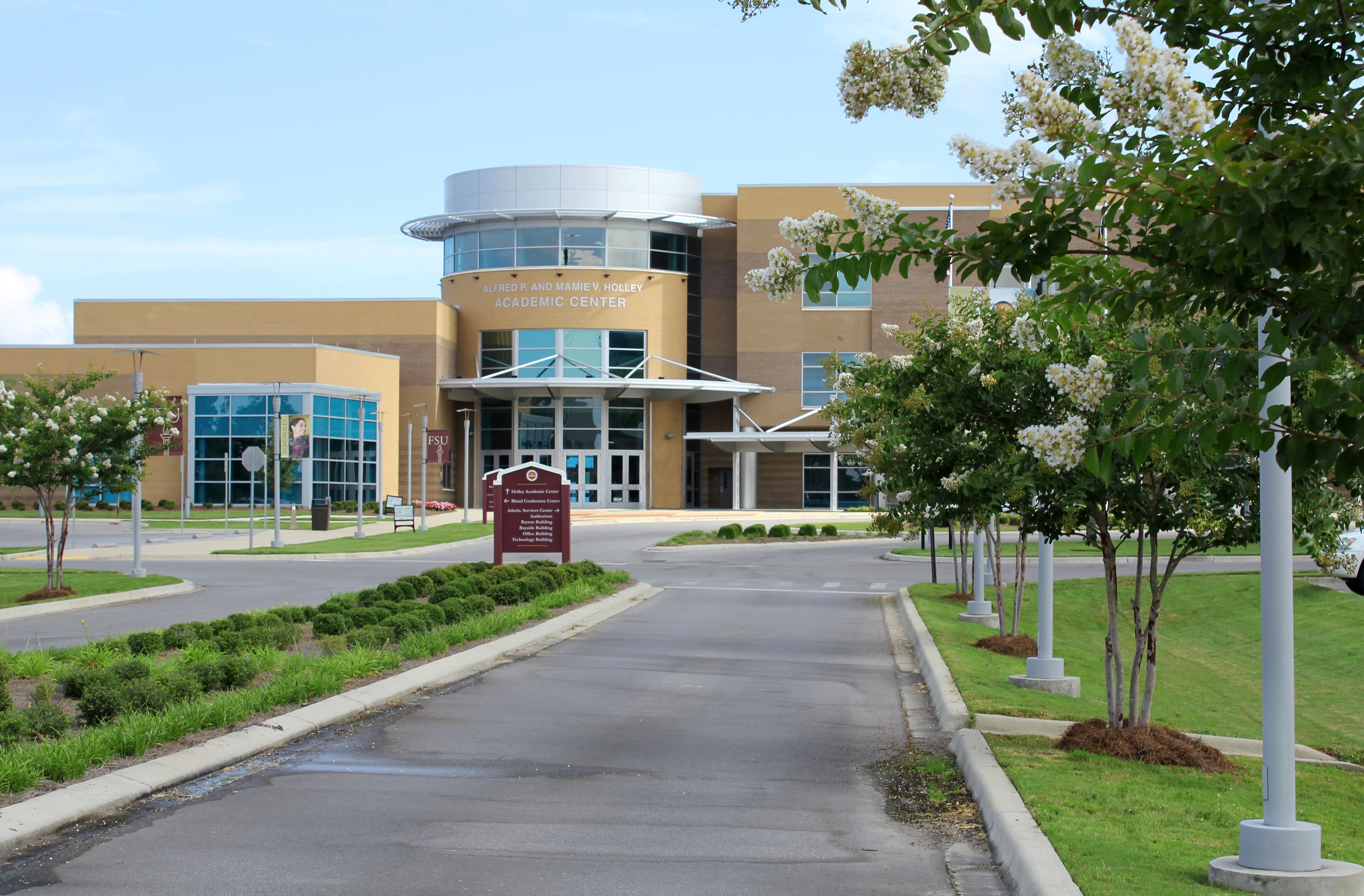 Florida State University Panama City campus and Holley Academic Center in Panama City, Florida.