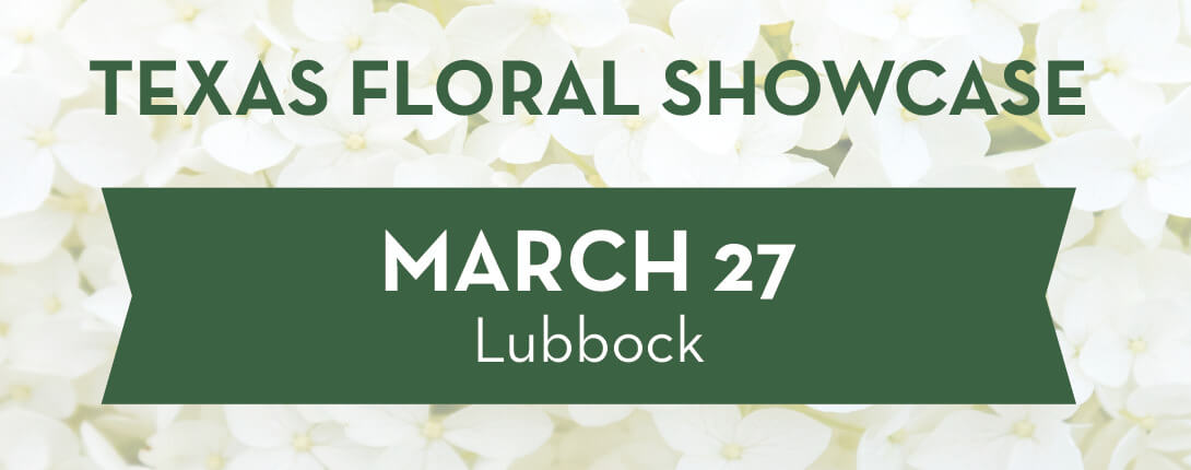 Texas Floral Showcase in Lubbock Banner