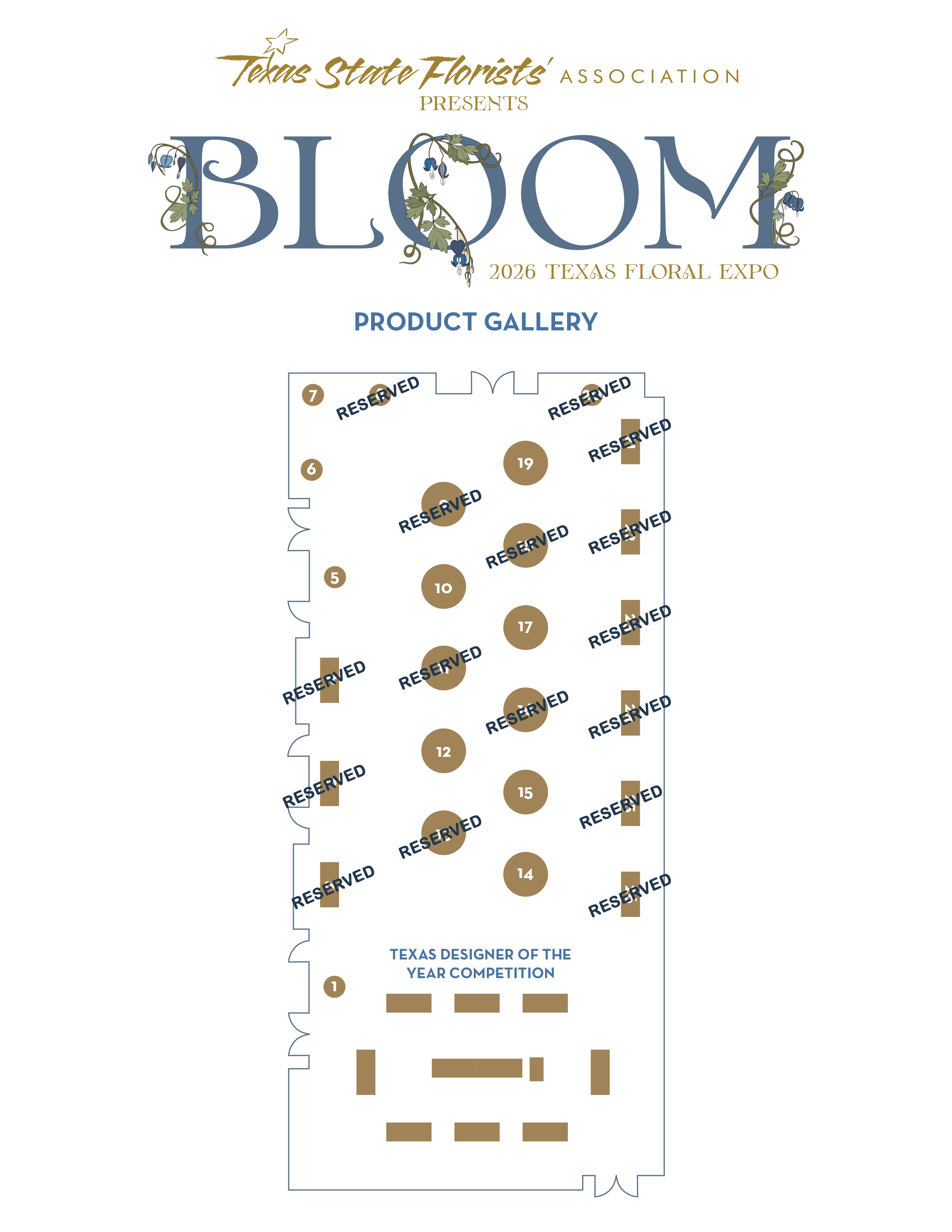 Exhibit Hall Floor Plan