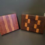 Two handmade cutting boards