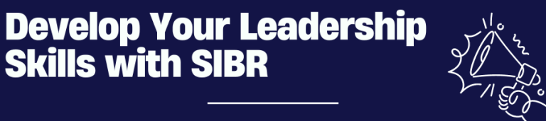 Develop Your Leadership Skills with SIBR banner