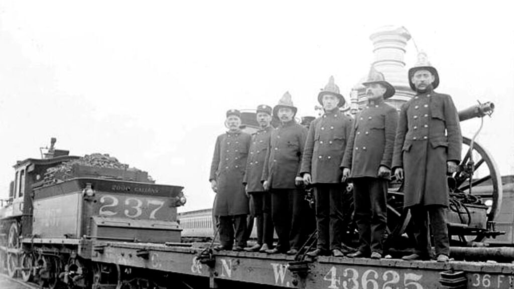 Rail Car and Steamer