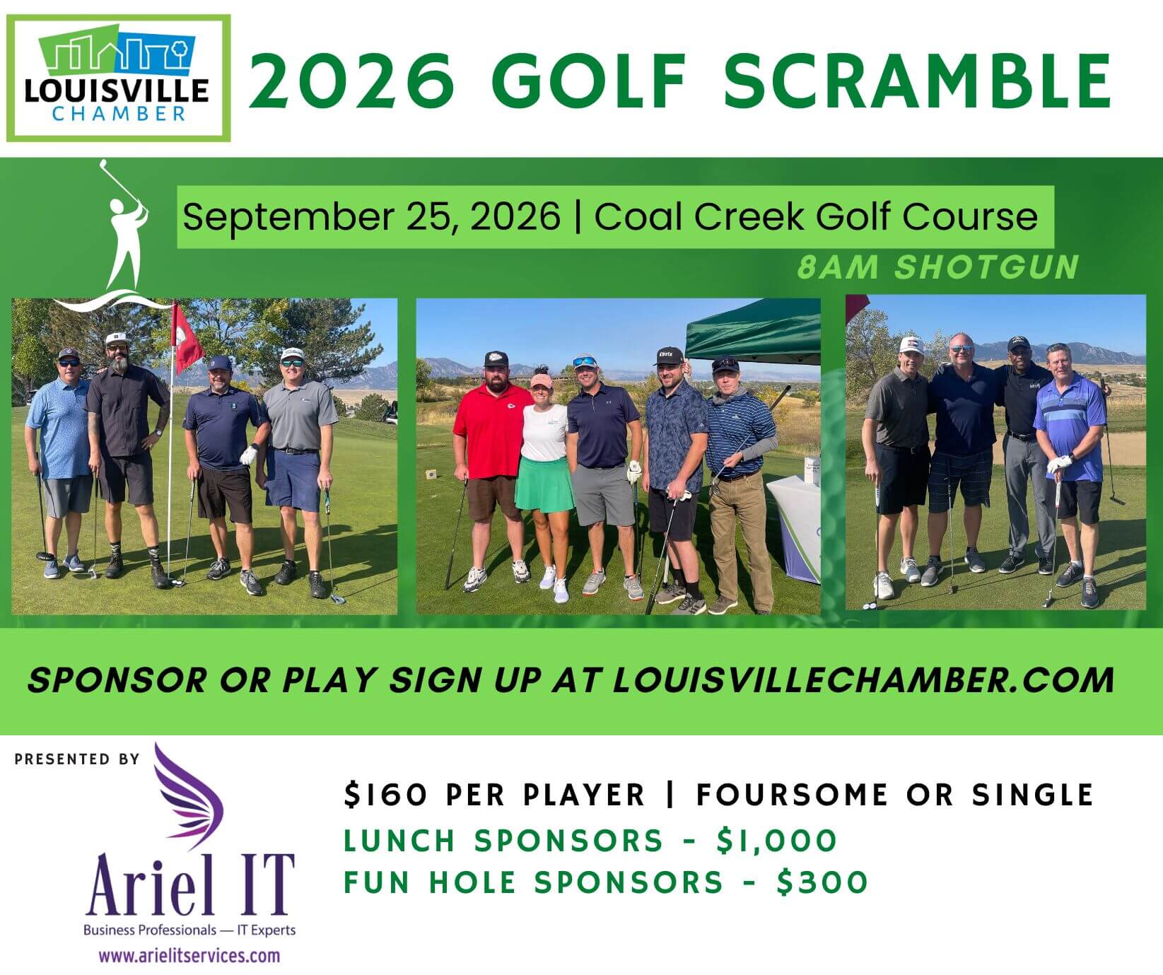 Golf Scramble 2026 - Sept 25