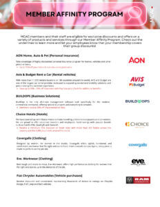 MCAC Member Affinity Program