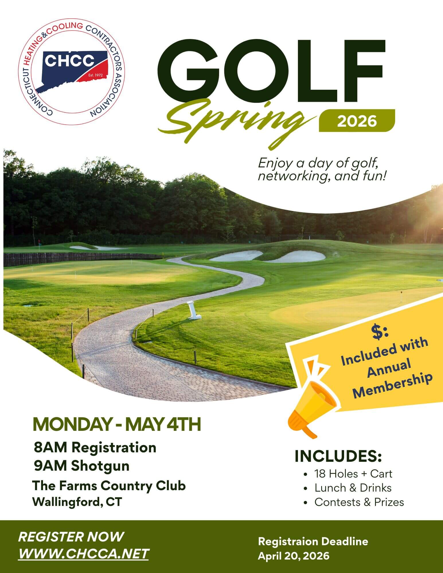 Green Golf Ball Golf Tournament Flyer-4