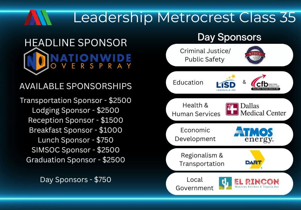 Leadership Metrocrest Class 35 Sponsors Leadership Metrocrest Class 35 Sponsors