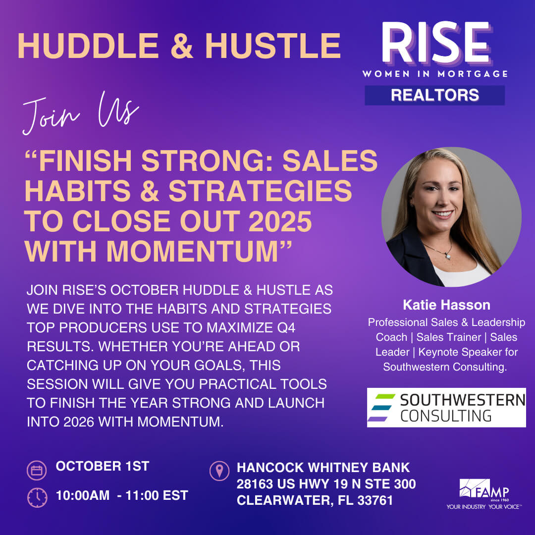 RISE - Realtors (SM - Huddle &amp; Hustle) - OCT1ST
