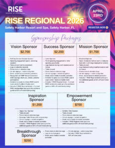 RISE REGIONAL 2026 - SPONSORSHIP PACKAGES RISE REGIONAL 2026 - SPONSORSHIP PACKAGES