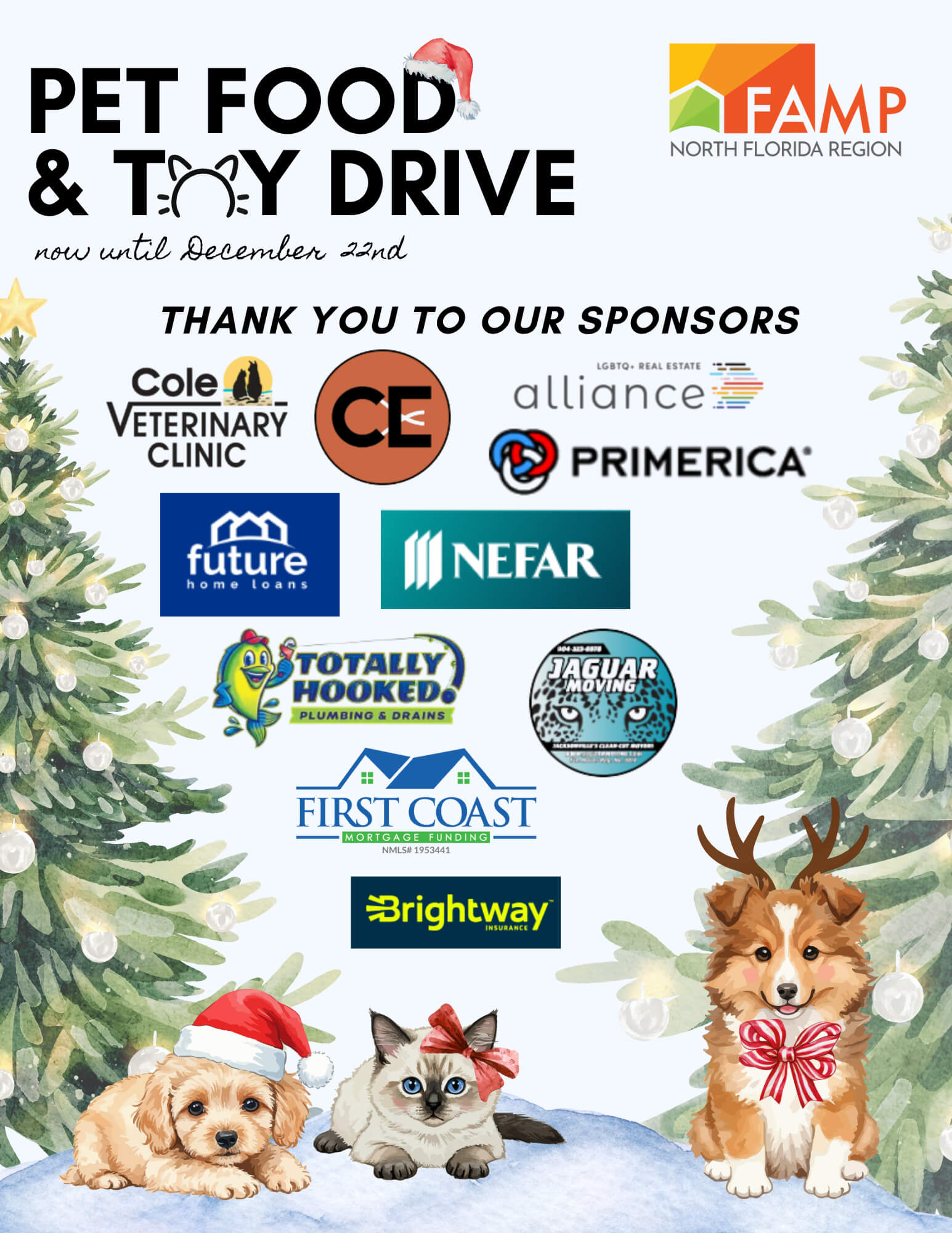 FAMP North Florida Pet Food &amp; Toy Drive (3)