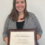 Emily Reed, 2025 Certificate of Merit Award