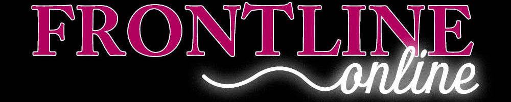 Frontline, Online logo with frontline online text