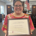 Heather Weleski, 2025 Certificate of Merit Award