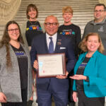 Timothy Defoor (center), 2025 Elected Official Award by PaLA members