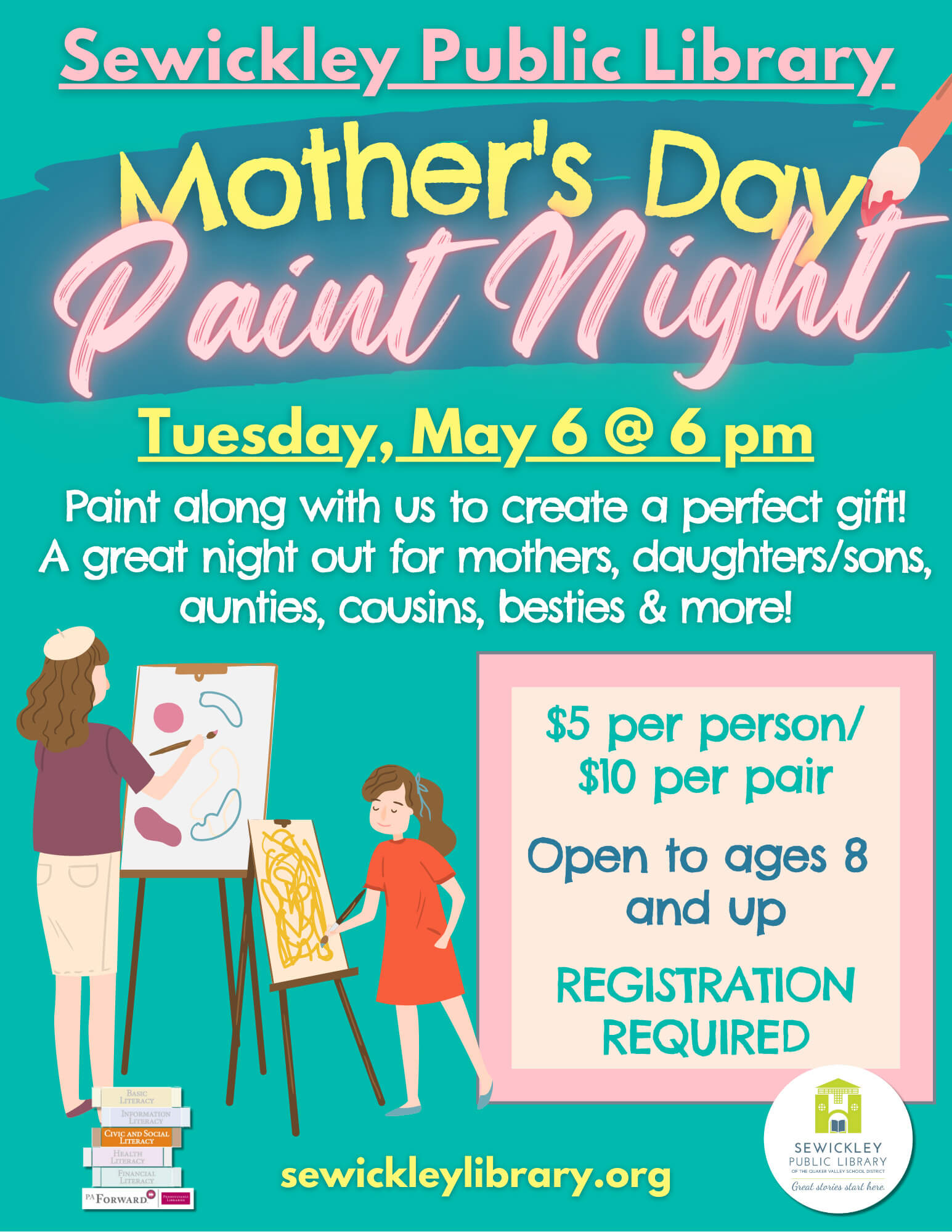 Mother's Day Paint Night